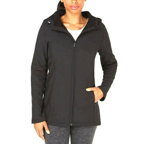 ID Ideology Women's Hooded Mesh Jacket White Size Small